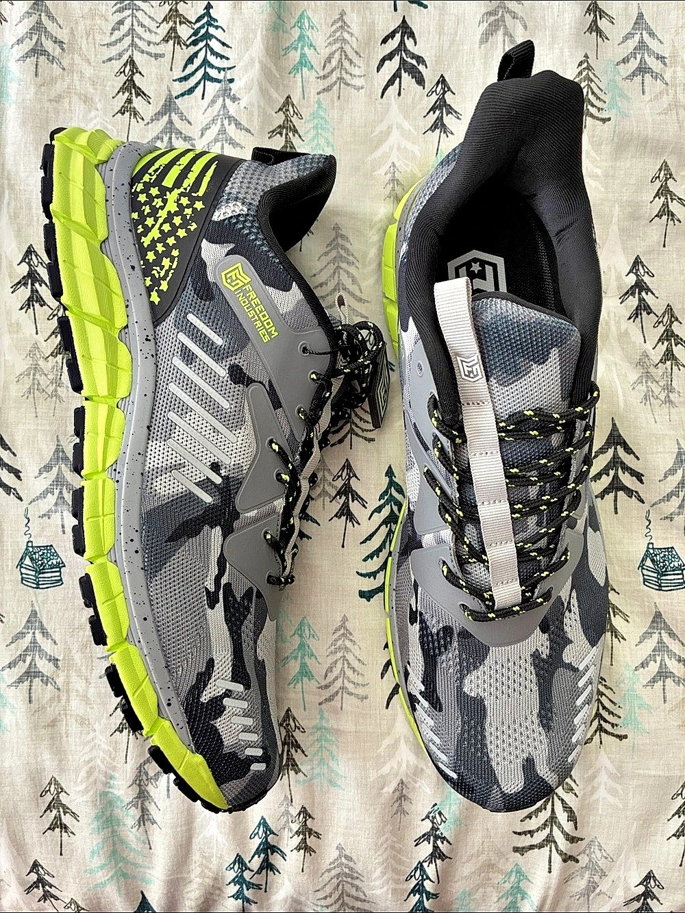 Freedom Industries XP1-RT Men's Camo Athletic Shoes US 12.5 NWT